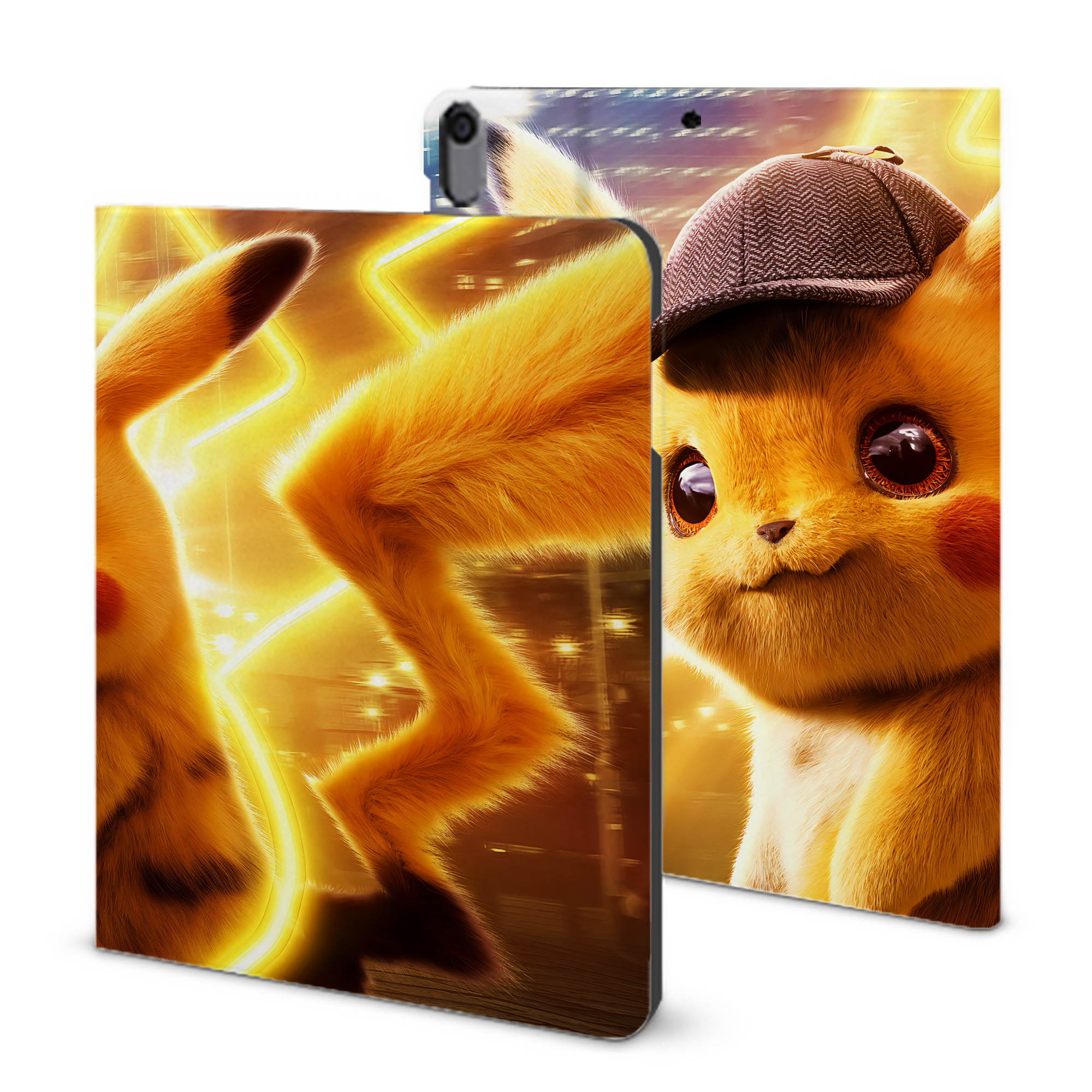 （画像用） ポケットモンスター Pokémon IPad ケース ブック型 PUレザー TPU 耐衝撃 軽量 薄型 ペン収納なし 全面保護 IPad 各モデル対応